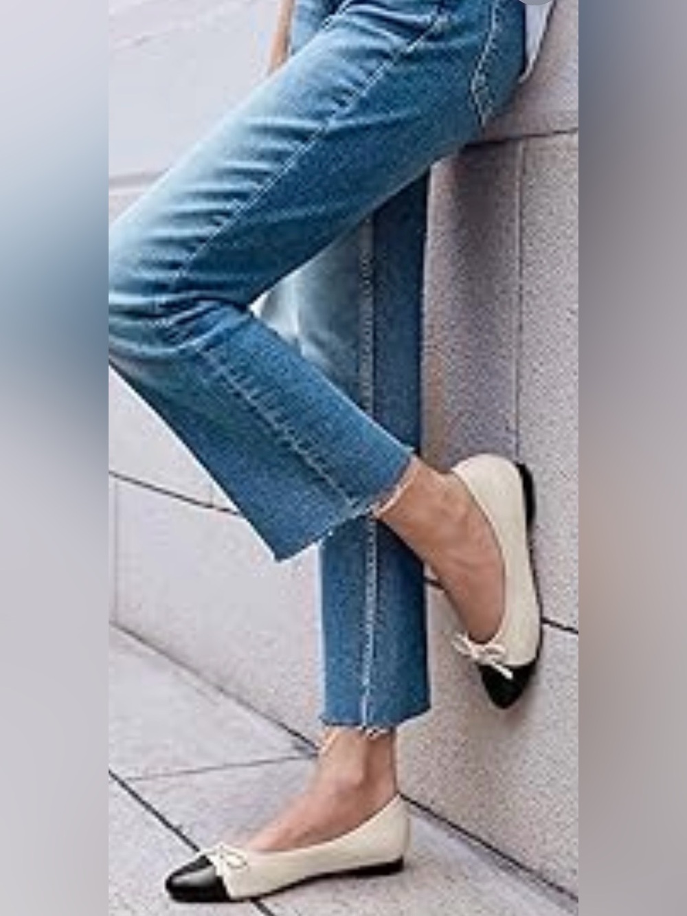 Talbots Leather Cap Toe Nappa Bow Ballet Flats - Picture 9 of 9